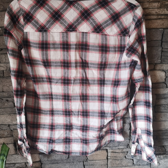 Levi's Plaid Long Sleeve - Sz M - Picture 2 of 3